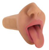 Mistress Selene Latte Deep Throat Mouth Stroker Toy With Bullet Strokers - Manual